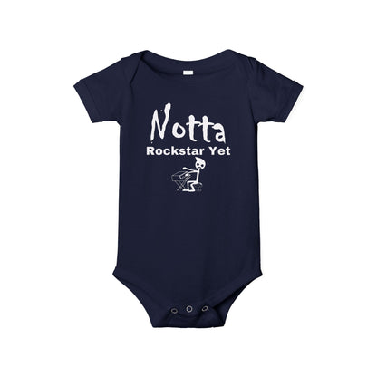 Notta Rockstar Yet (Notta Pianist Yet)-Infant Jersey One Piece - American