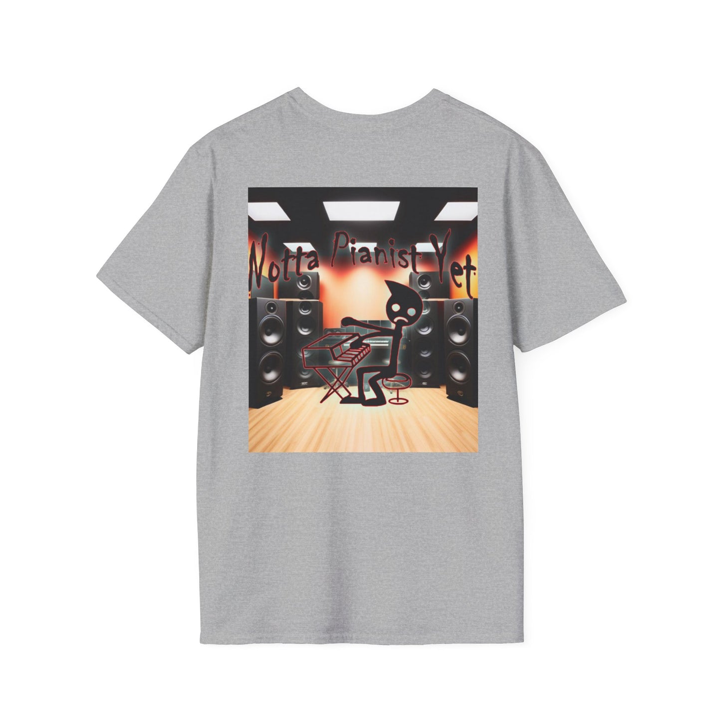 Notta Pianist Yet Unisex Softstyle T-Shirt - Music Lover Gift
