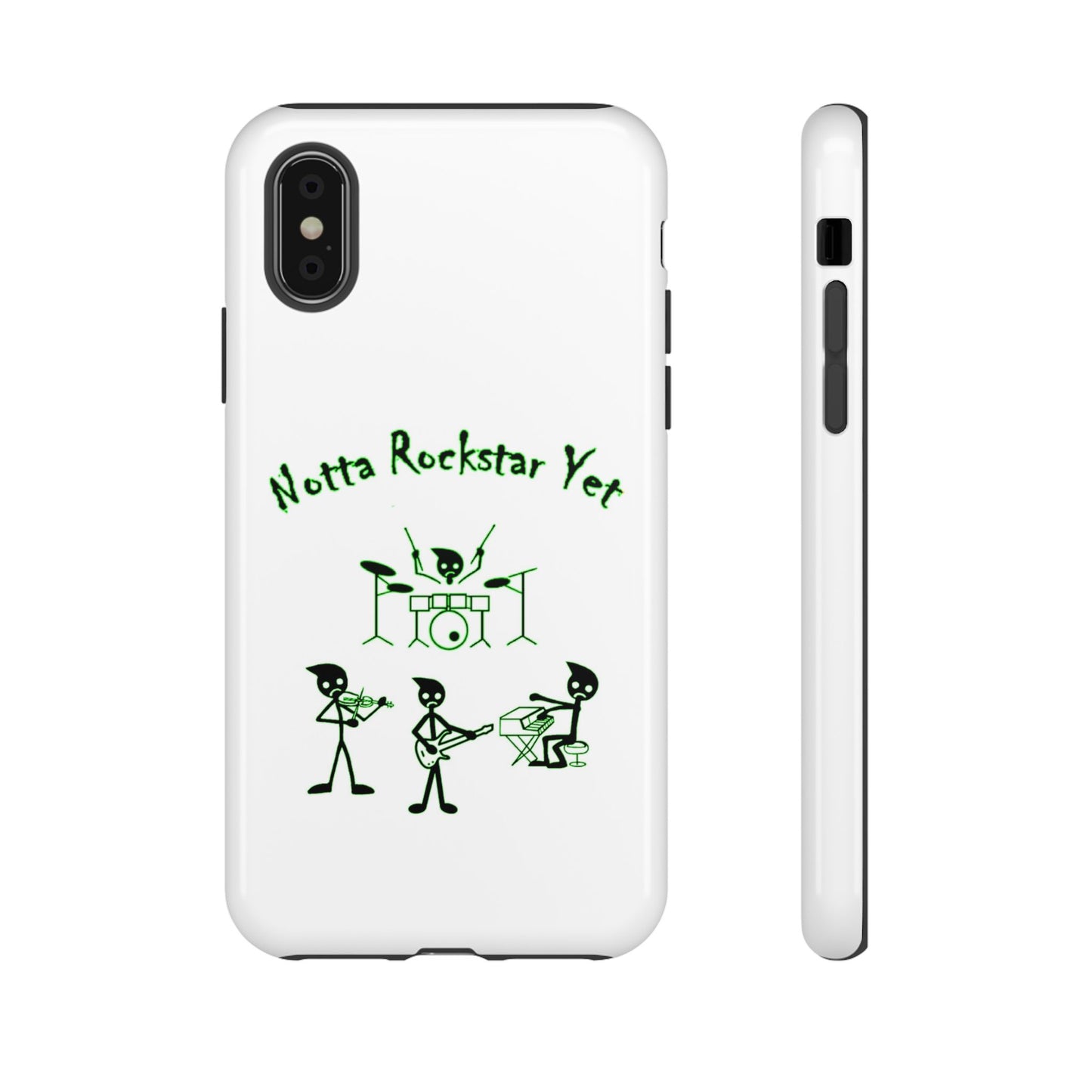 Notta Rockstar Yet Phone Case (Green)
