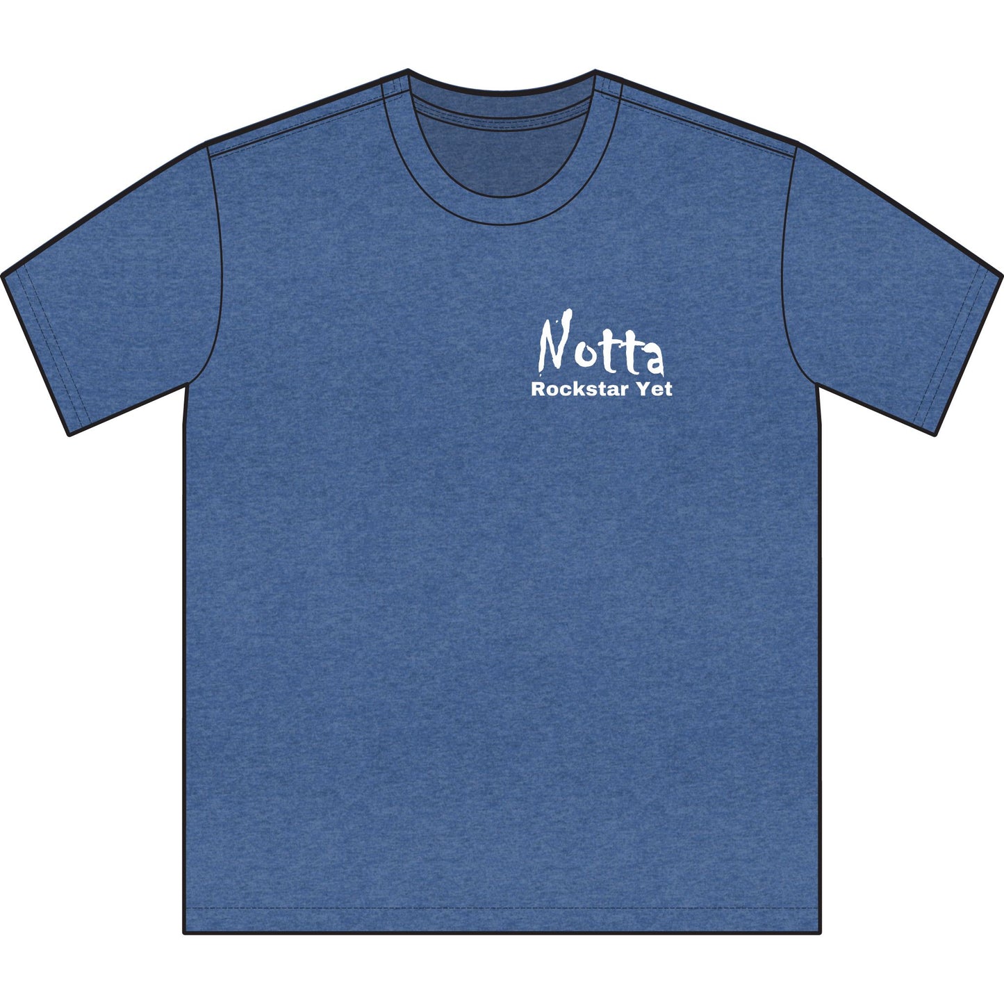 Notta Rockstar Yet Unisex Sueded T-Shirt -Music Vibe Top