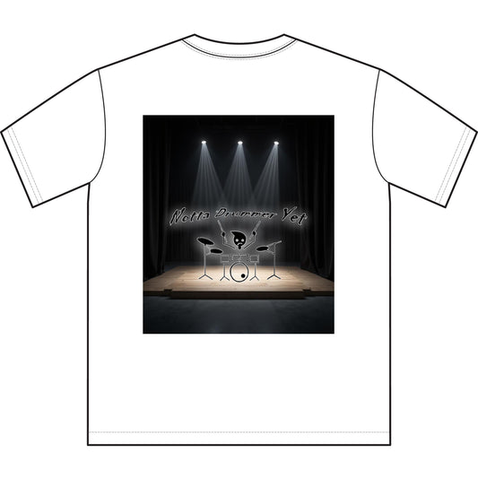 Notta Drummer Yet Unisex Sueded T-Shirt -Music Vibe Top
