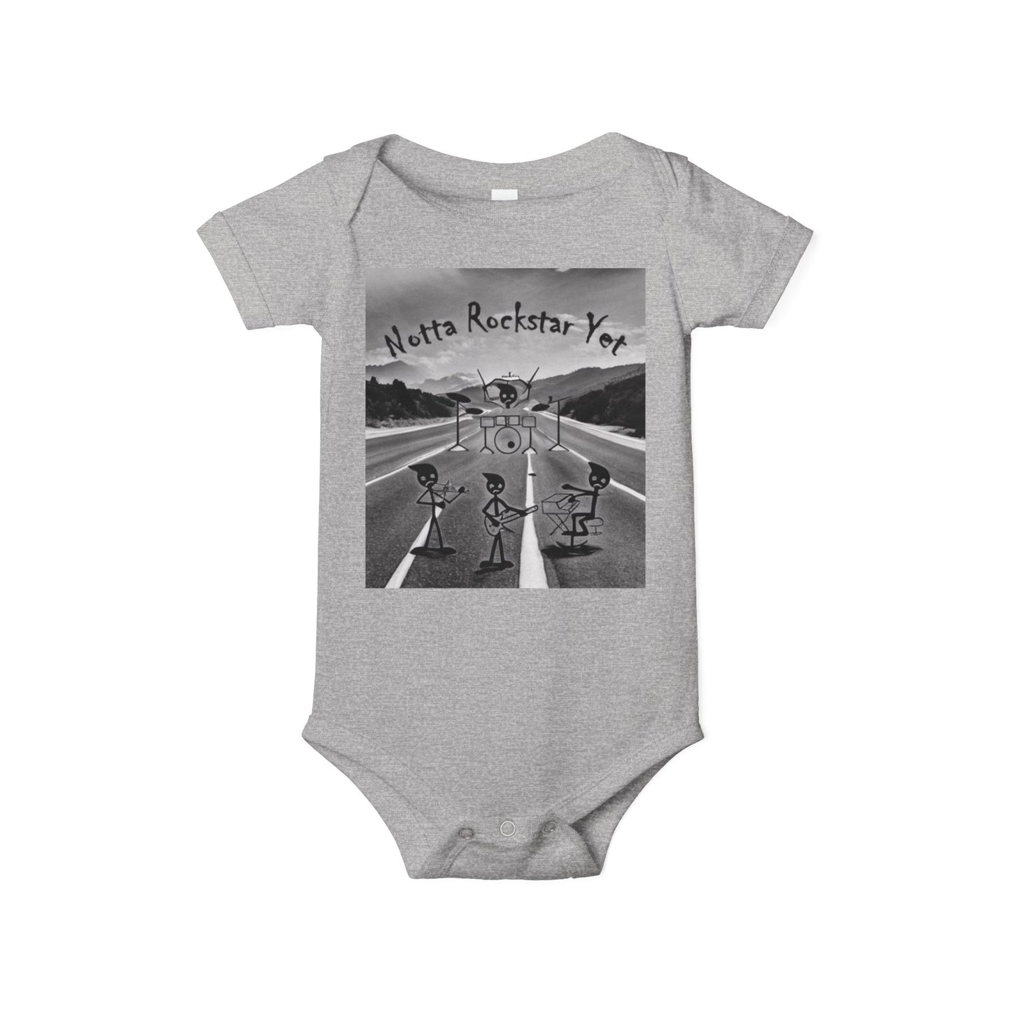 Notta Rockstar Yet-Infant Jersey One Piece - American