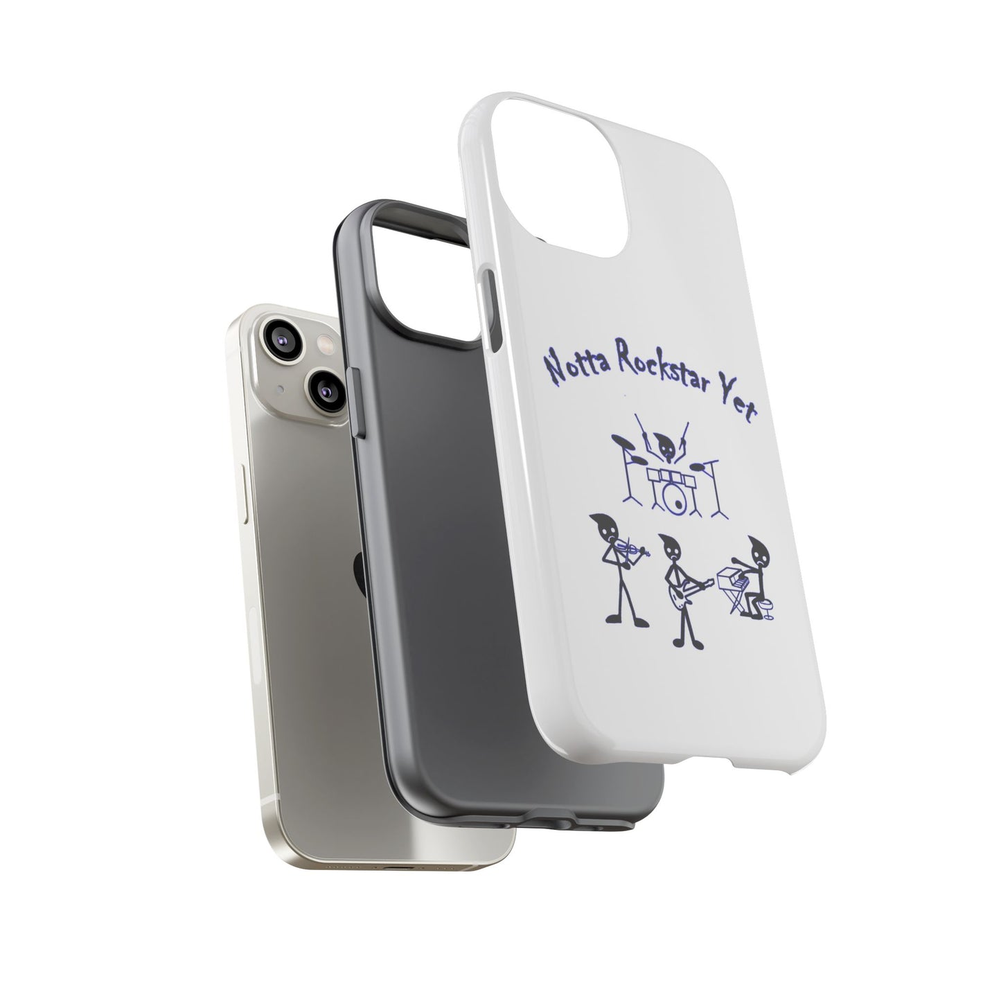 Notta Rockstar Yet Phone Case (Blue)