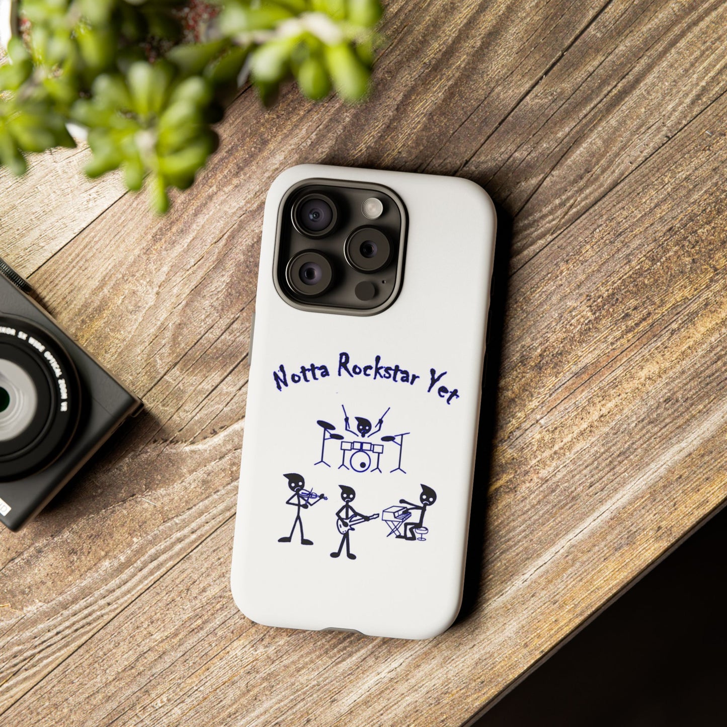 Notta Rockstar Yet Phone Case (Blue)