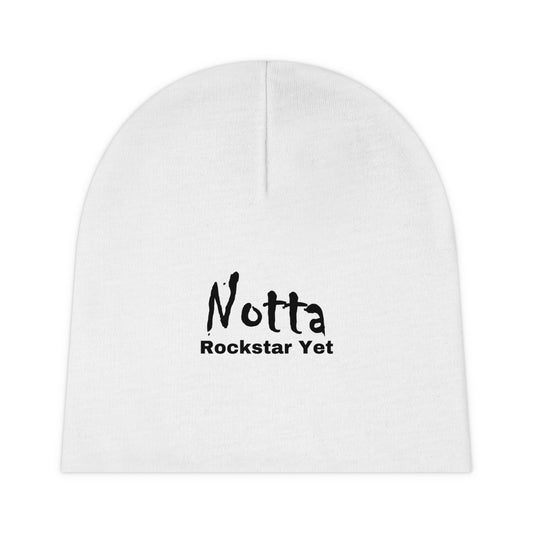 Notta Rockstar Yet Baby Beanie (AOP)