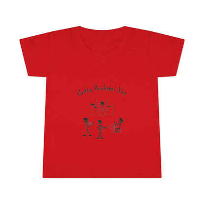 Notta Rockstar Yet Toddler T-Shirt - Fun Grey Tee for Future Stars