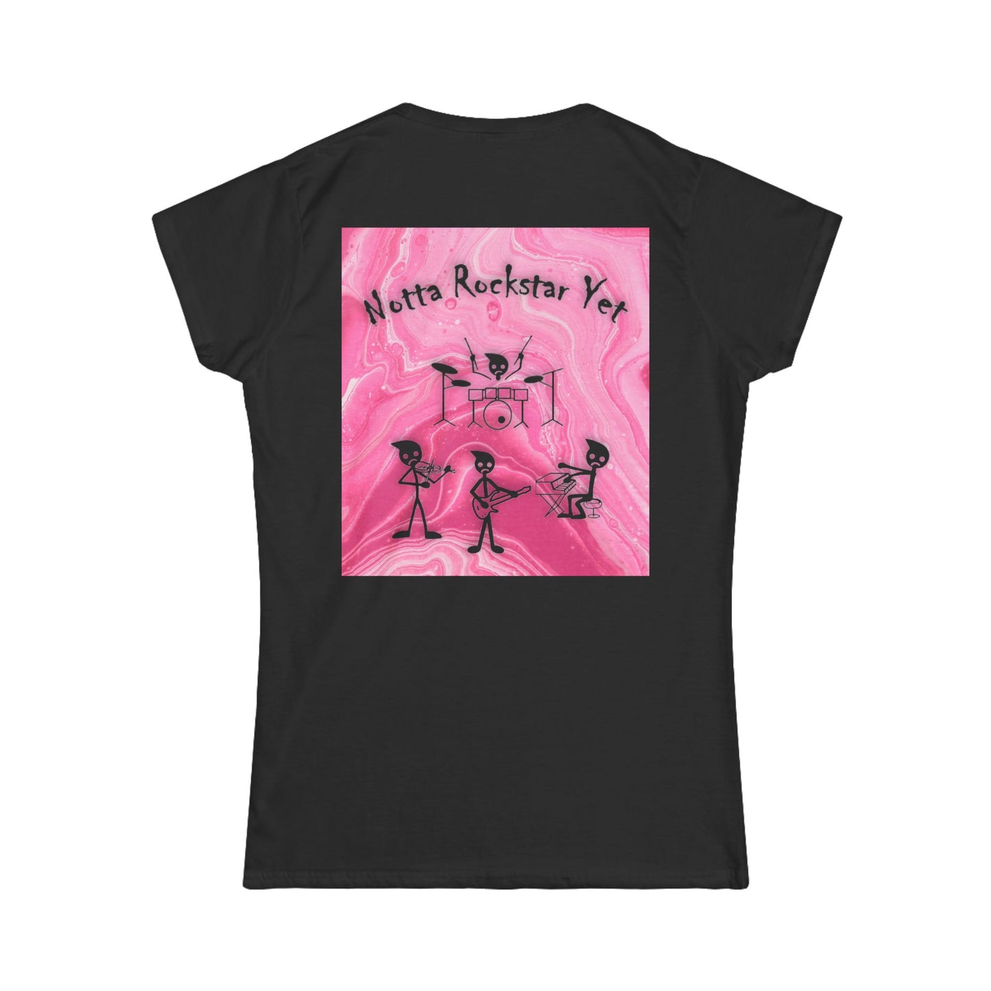 Notta Rockstar Yet Women's Softstyle Tee - Fun & Playful Graphic T-Shirt