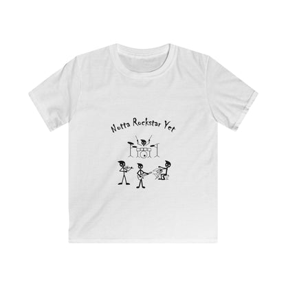 Notta Rockstar Yet Kids Tee - Fun, Playful T-Shirt for Aspiring Musicians
