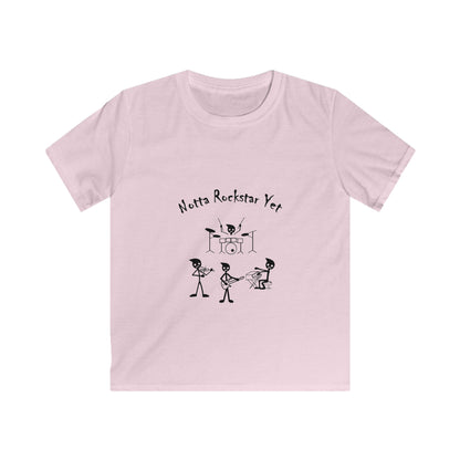 Notta Rockstar Yet Kids Tee - Fun, Playful T-Shirt for Aspiring Musicians