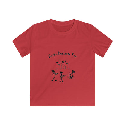 Notta Rockstar Yet Kids Tee - Fun, Playful T-Shirt for Aspiring Musicians