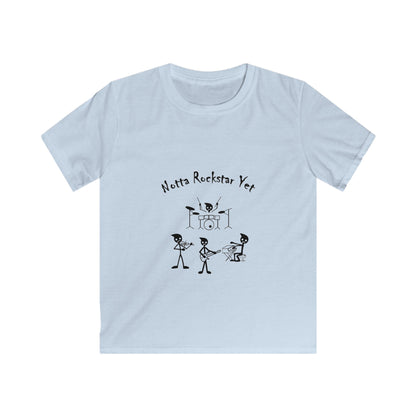 Notta Rockstar Yet Kids Tee - Fun, Playful T-Shirt for Aspiring Musicians