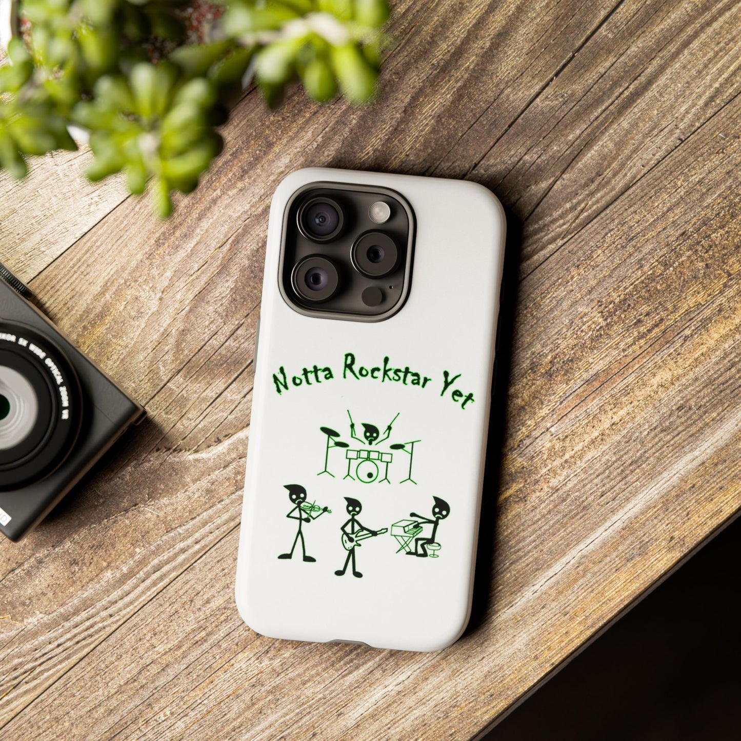 Notta Rockstar Yet Phone Case (Green)