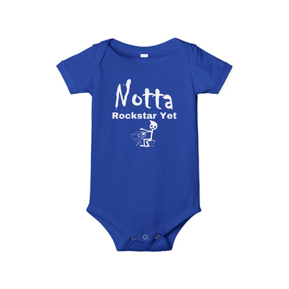 Notta Rockstar Yet (Notta Pianist Yet)-Infant Jersey One Piece - American