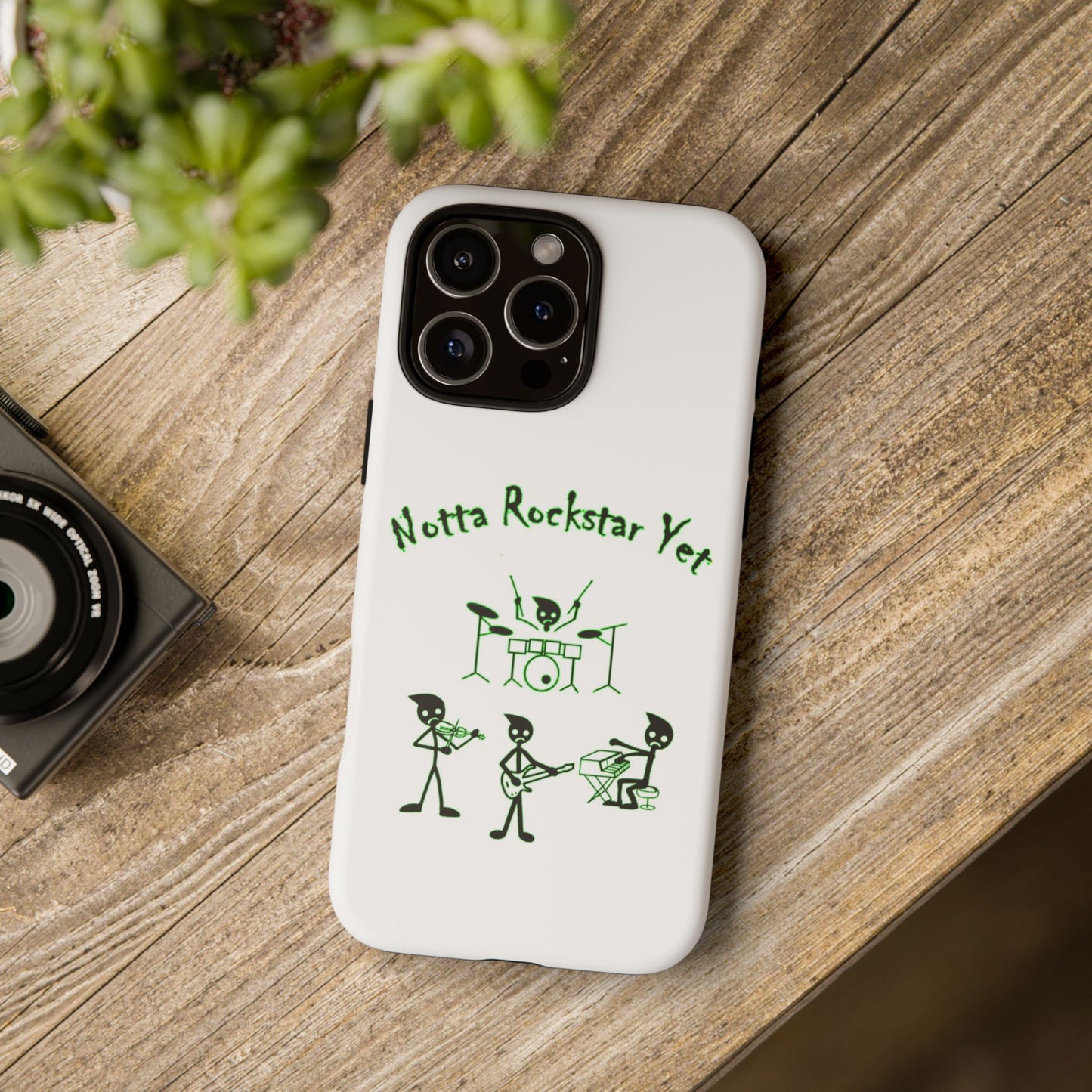 Notta Rockstar Yet Phone Case (Green)