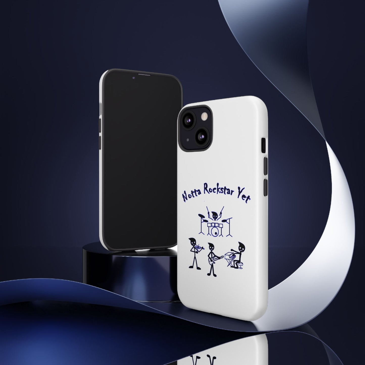 Notta Rockstar Yet Phone Case (Blue)