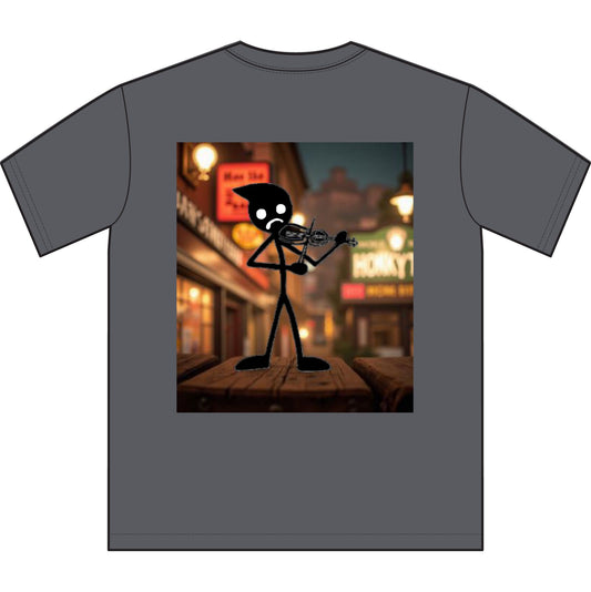 Notta Fiddler Yet Unisex Sueded T-Shirt -Music Vibe Top