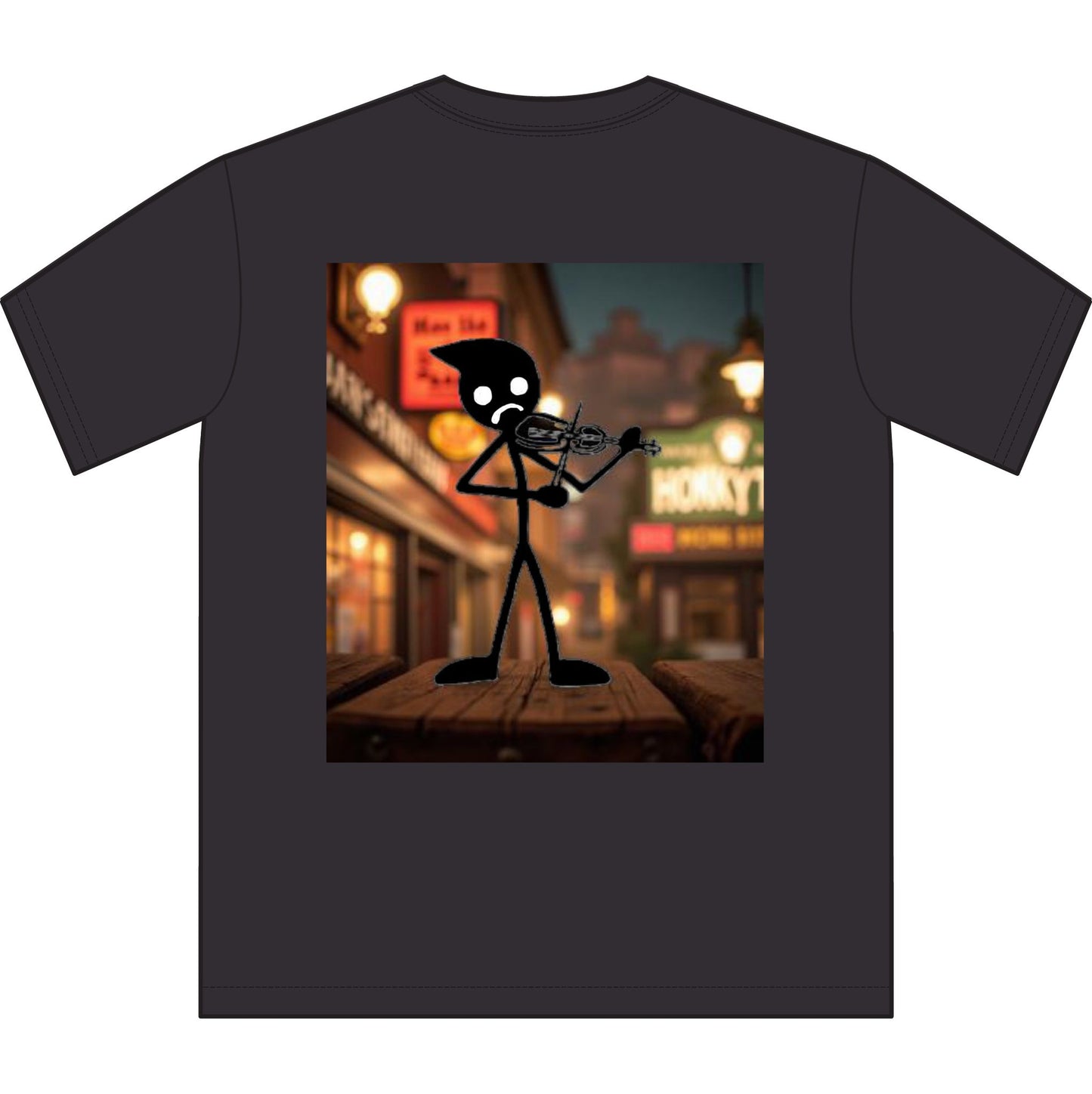 Notta Fiddler Yet Unisex Sueded T-Shirt -Music Vibe Top