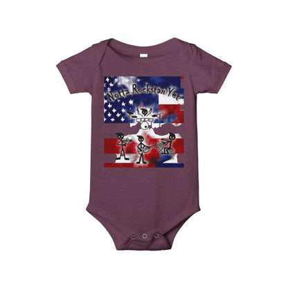 Notta Rockstar Yet-Infant Jersey One Piece - American