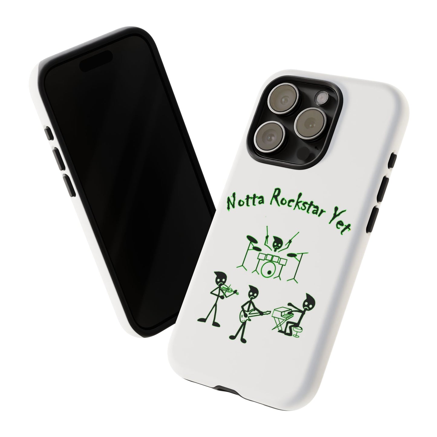 Notta Rockstar Yet Phone Case (Green)