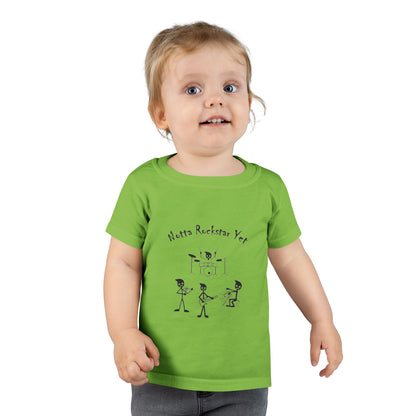 Notta Rockstar Yet Toddler T-Shirt - Fun Grey Tee for Future Stars